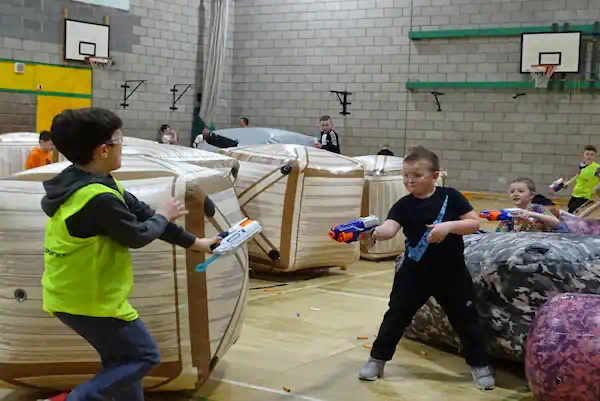 nerf gun birthday party for 10 year old boys Newcastle