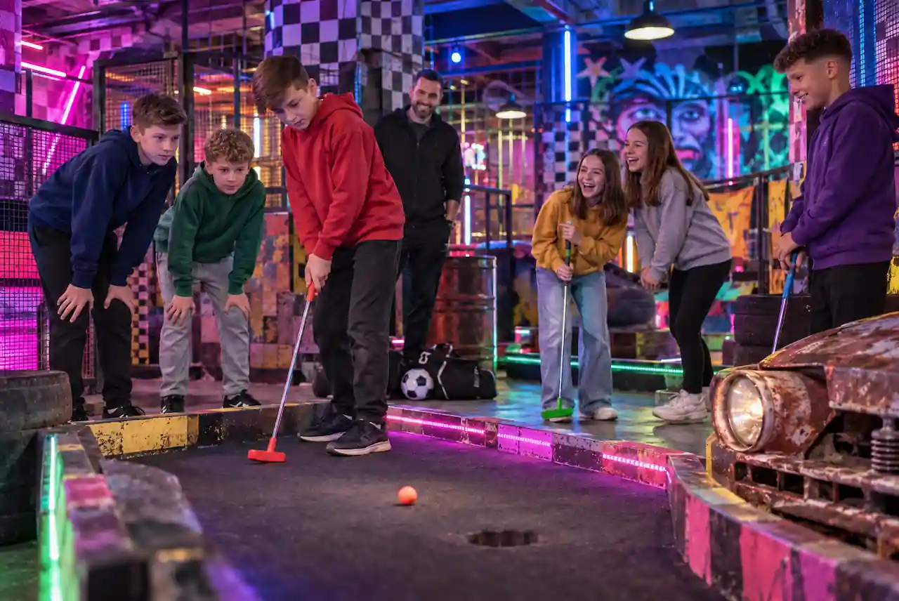 interactive active gaming team activity in Newcastle