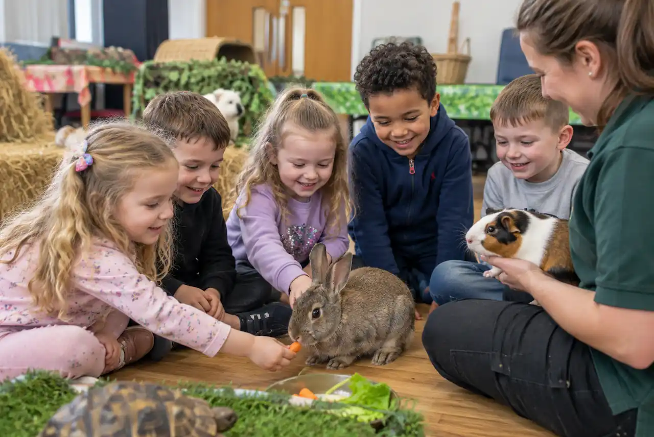 Animal Encounter Party birthday activity
