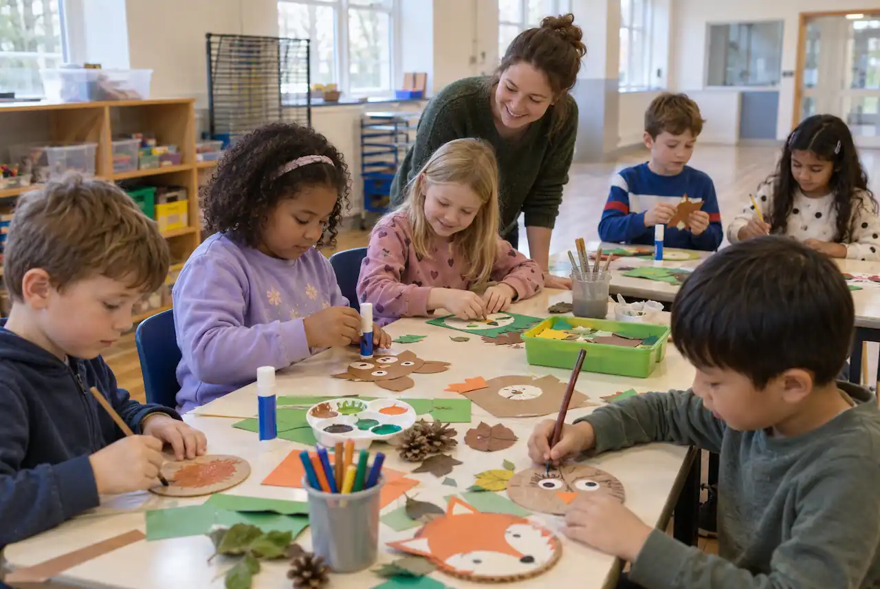 Arts and Crafts Badge Work for Beavers aged 6–8 in Newcastle and the North East