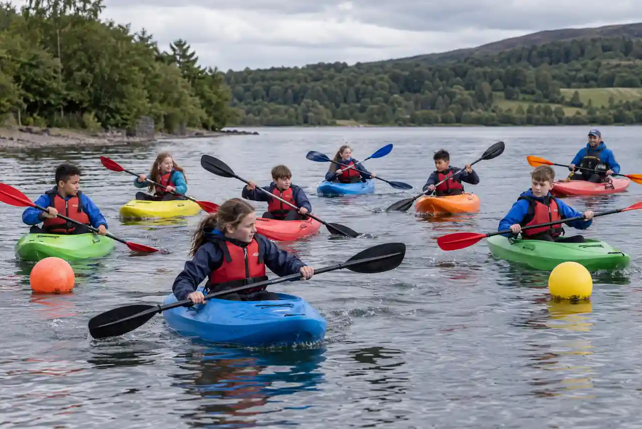 Canoeing or Kayaking for Scouts aged 10½–14 in Newcastle and the North East