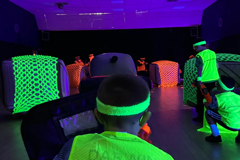 Glow in the Dark Nerf Party