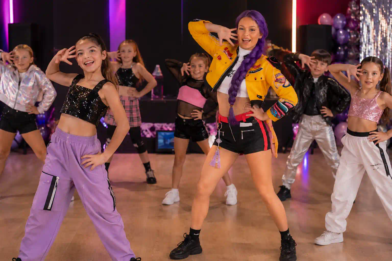 K-pop inspired dance birthday party for 7 year old girls
