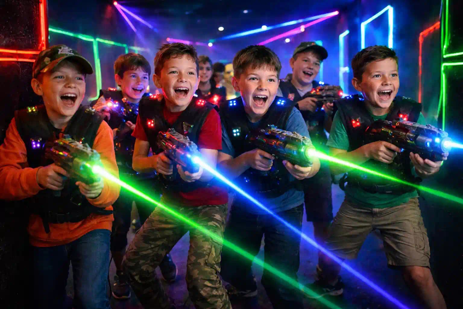 laser tag birthday party for 10 year old boys UK