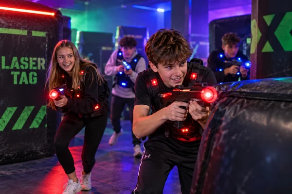 Laser Tag Party for children at an indoor birthday party in Newcastle and the North East