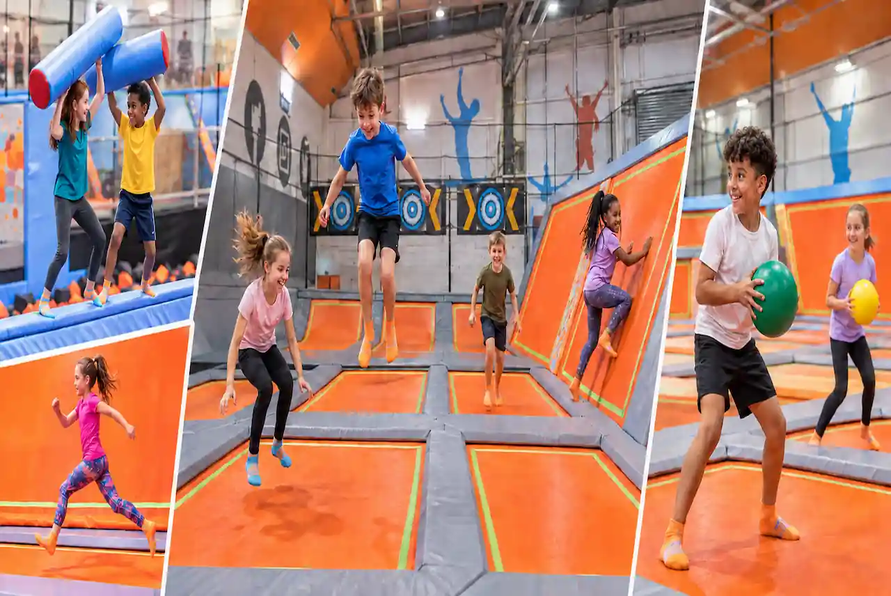 Newcastle Trampoline Park and Gym birthday activity