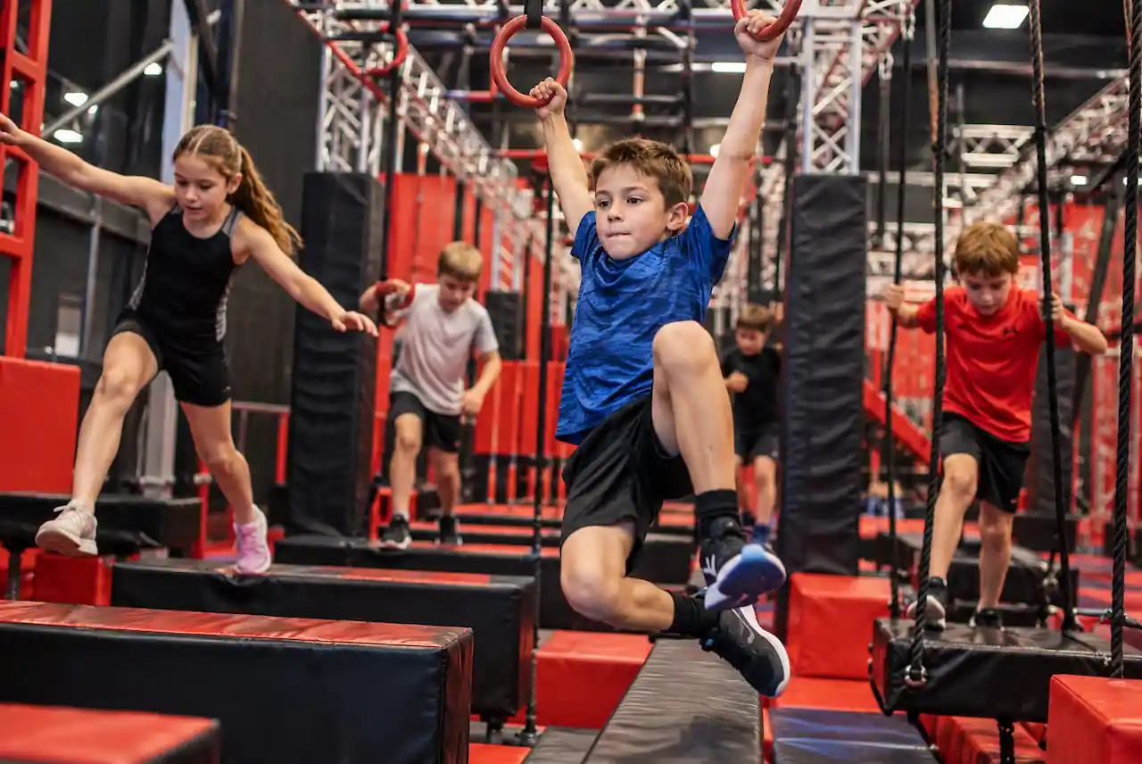 Ninja Warrior Course birthday activity