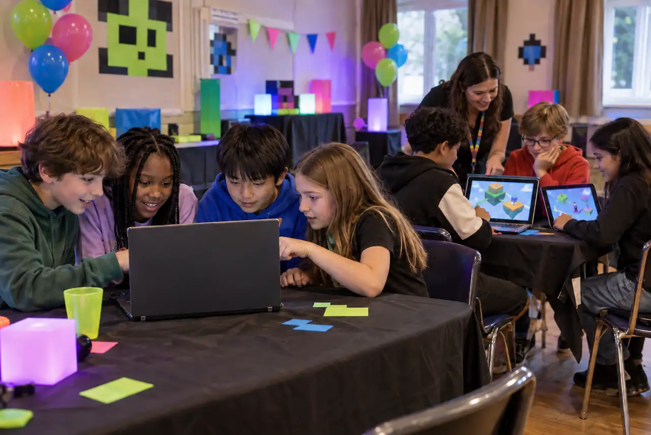 Online Game Themed Party for kids aged 8–14 in Newcastle and the North East