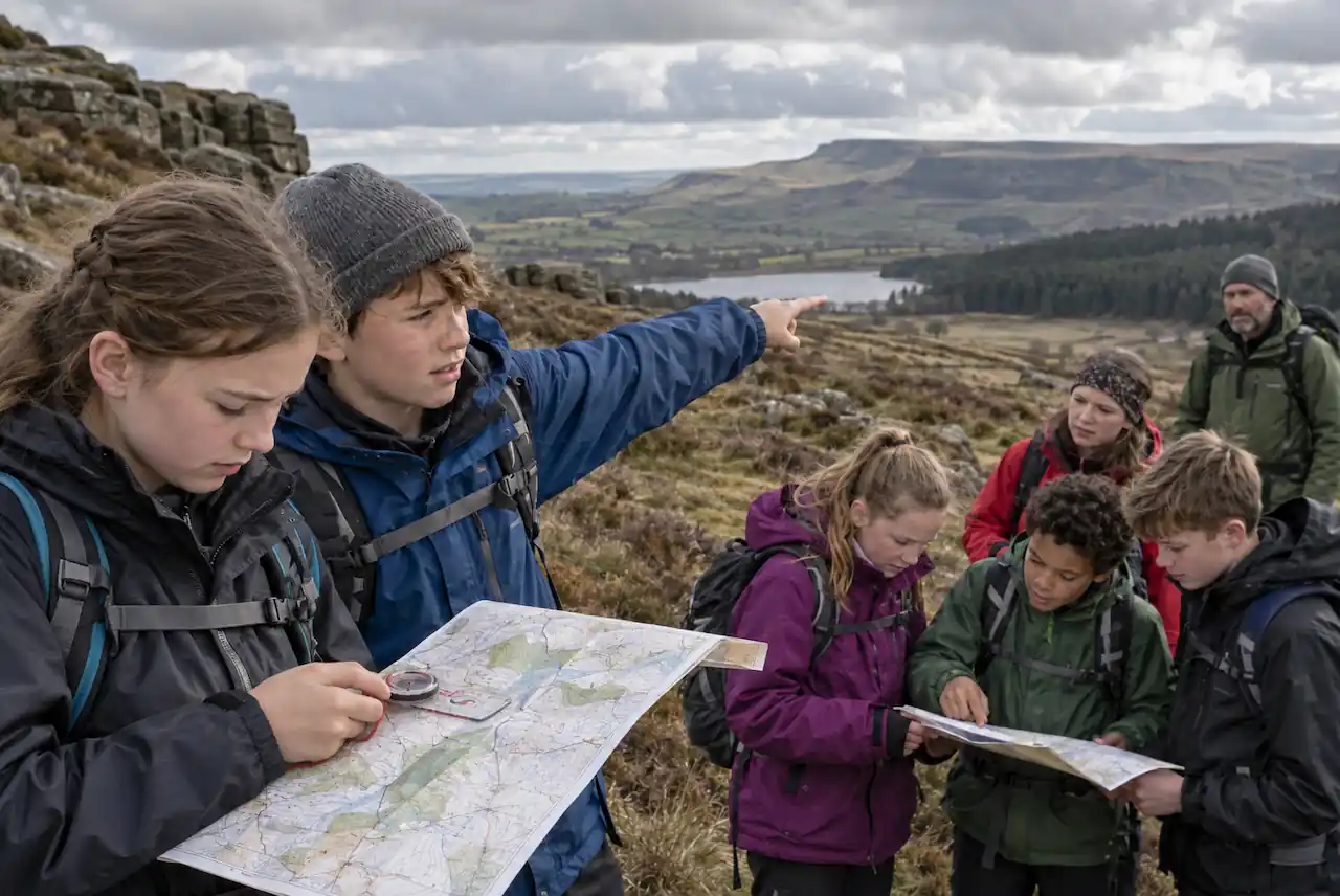 Orienteering and Navigation Challenge for Scouts aged 10½–14 in Newcastle and the North East