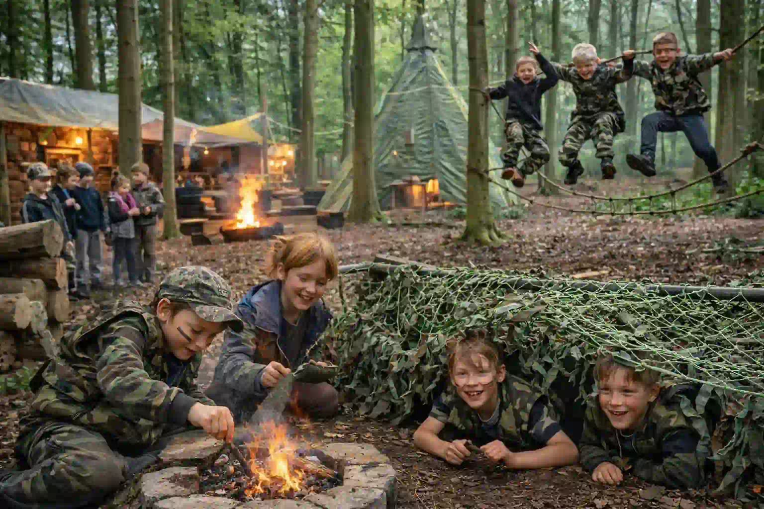 outdoor adventure birthday party for 10 year old boys UK