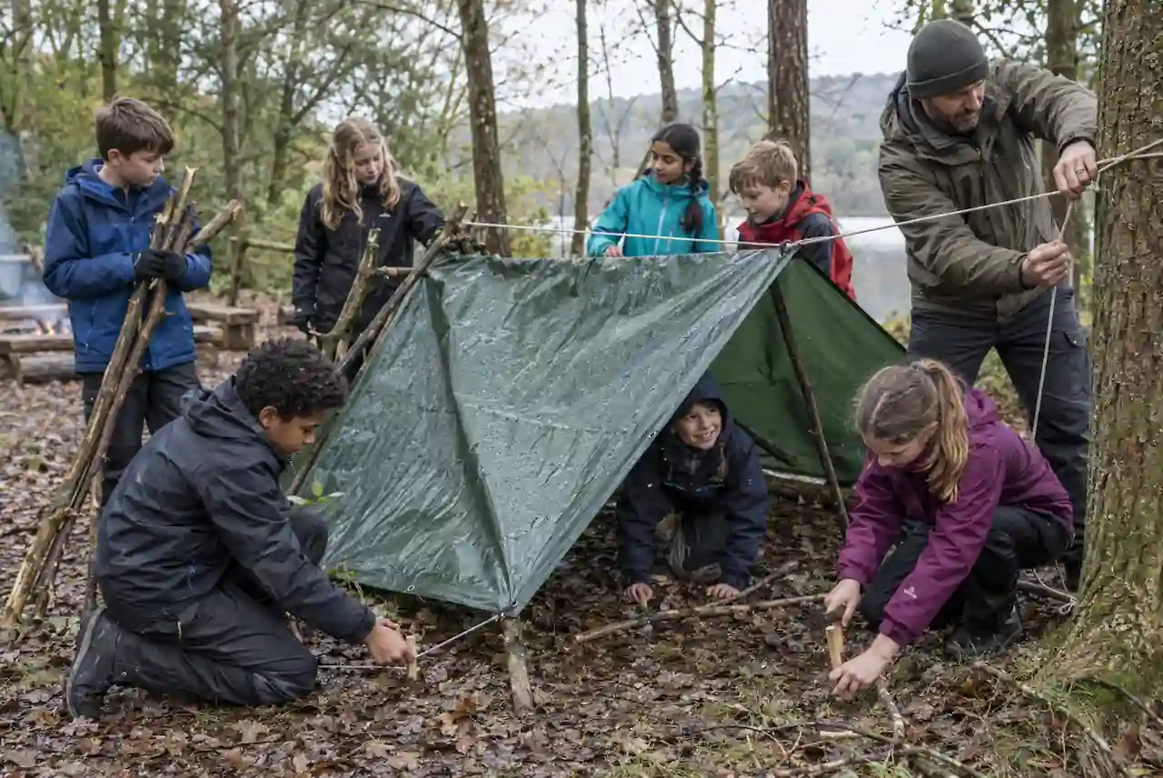 Outdoor Survival Skills for Scouts aged 10½–14 in Newcastle and the North East