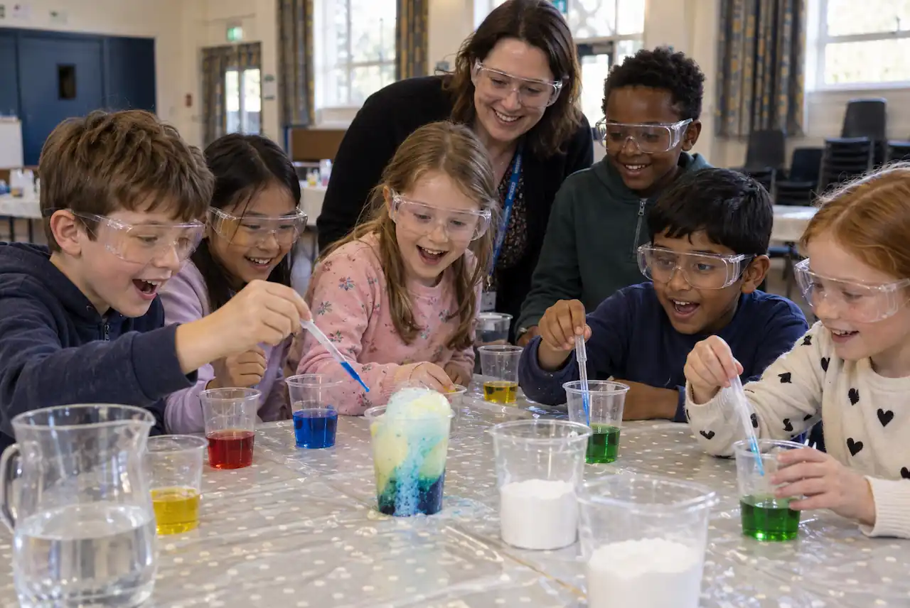 Science Experiments for Cubs aged 8–10 in Newcastle and the North East