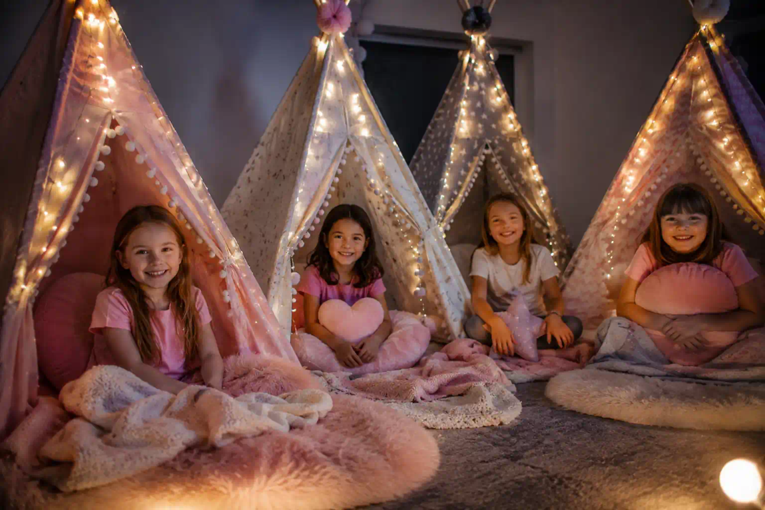 slumber / sleepover party for 9 year old girls in Gateshead