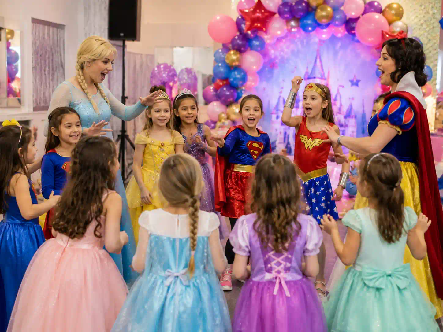 Princess or Superhero Party birthday activity