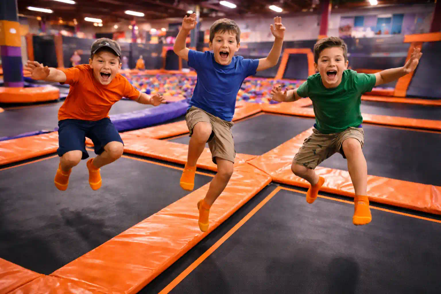 trampoline park birthday party for 10 year old boys UK