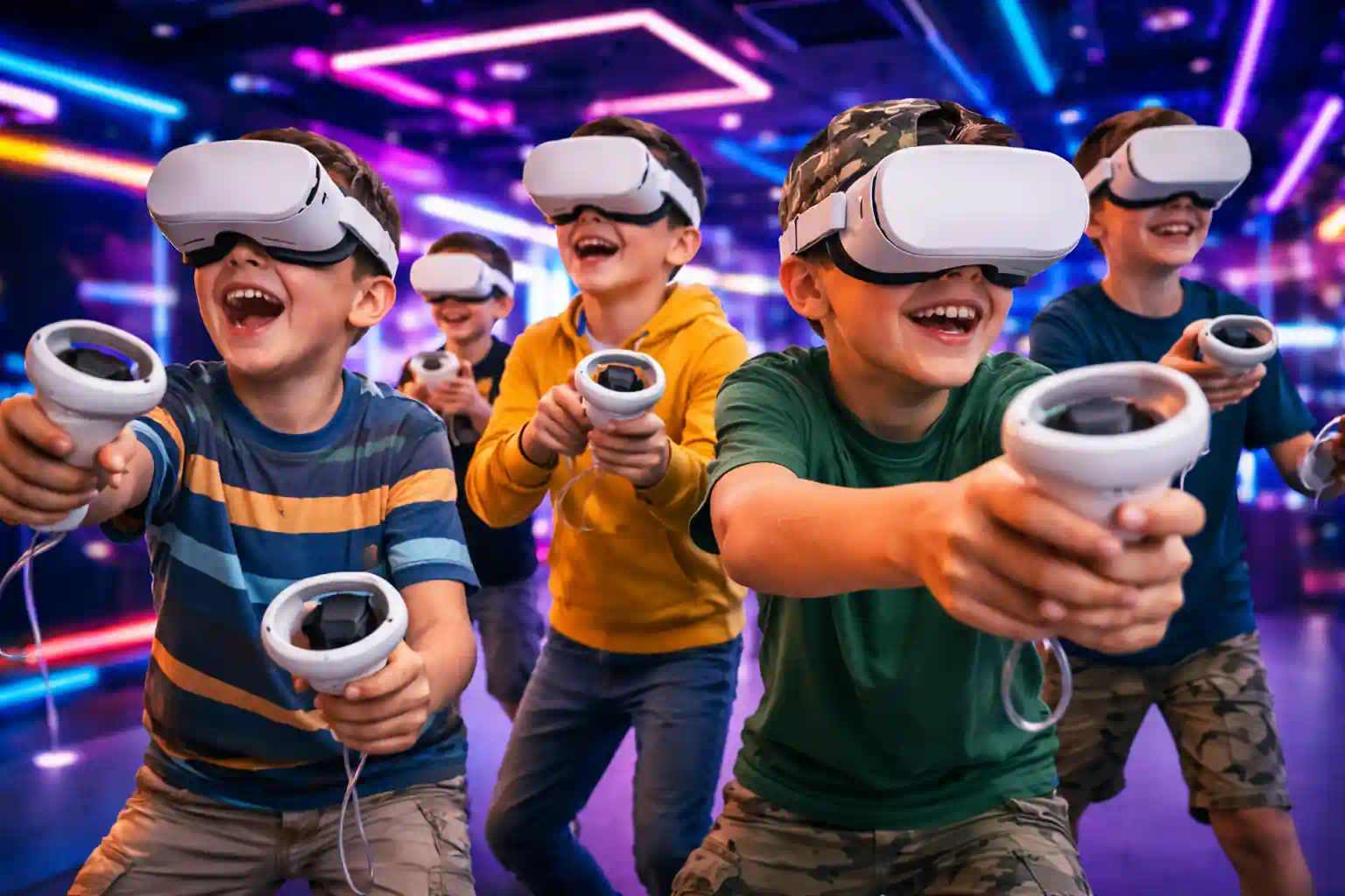 vr gaming birthday party for 10 year old boys UK